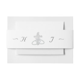 Nuptial Grace Catholic Wedding Einladungsbanderole