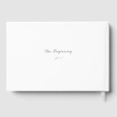 Nuptial Grace Catholic Wedding Gästebuch (Rückseite)