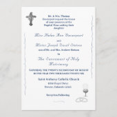 Nuptial Grace Catholic Wedding Invitation Einladung (Vorderseite)