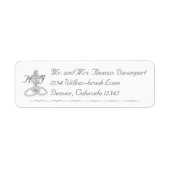 Nuptial Grace Catholic Wedding Return Address (Vorne)