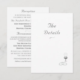 Nuptial Grace Katholische Hochzeit  Begleitkarte