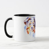 Nur 1 Himmel-Blau-Australier-Tasse Tasse (Links)