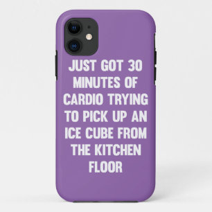 Nur 30 Minuten Cardio got..  lustiges Zitat   Spaß Case-Mate iPhone Hülle