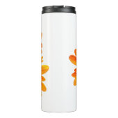 Nur 3 Gerbera Blossom + Ihr Backgr. Ideen Thermosbecher (Rückseite)