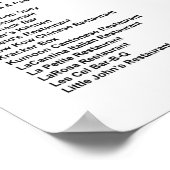 NUR 40 x 27 Restaurants von West Ridge Chicago Poster (Ecke)