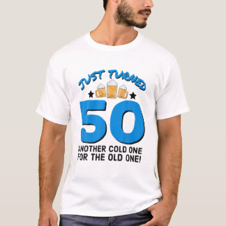 Nur 50 kalt für das alte 50. Geburtstag T-Shirt