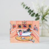 Nur 5 Minuten mehr Postkarte (Stehend Vorderseite)