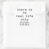 Nur AFK Runder Aufkleber (Tasche)