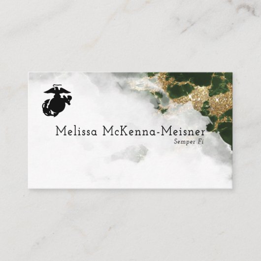 NUR ALS Beispiel 5 Melissa Business Card Visitenkarte (Vorderseite)