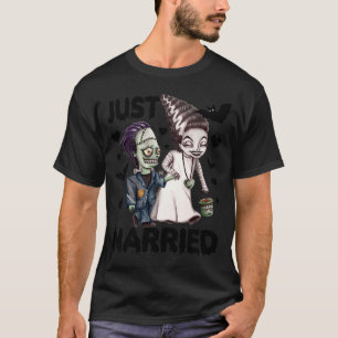 Nur als Herr und Frau Cou unser erstes Halloween v T-Shirt