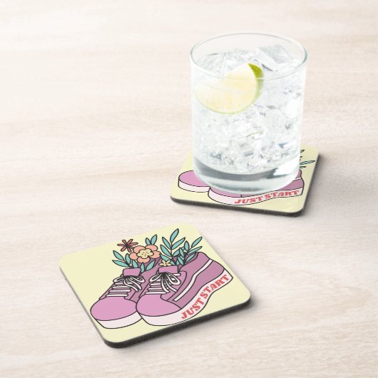 Nur anfangen getränkeuntersetzer (Rechte Seite)