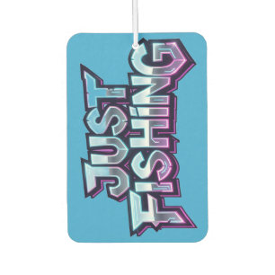Nur Angeln Neon-Glow Lustiges Geschenk für Angler Autolufterfrischer