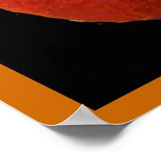 Nur Äpfel Poster (Ecke)