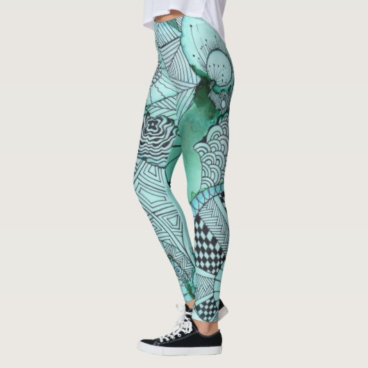 Nur Aquamarine Leggings (Links)