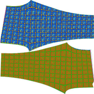 nur Aspekt/Dicke Leinwanddruck