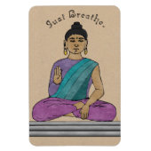 Nur Atmen (flexibler Magnet) Magnet (Vertikal)