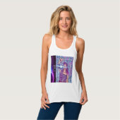 Nur auf dem Dance Floor Cover Art Tank Top (Vorderseite Vollansicht)
