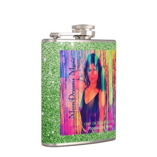 Nur auf der Dance Floor Remix Flachmann (Rechts)