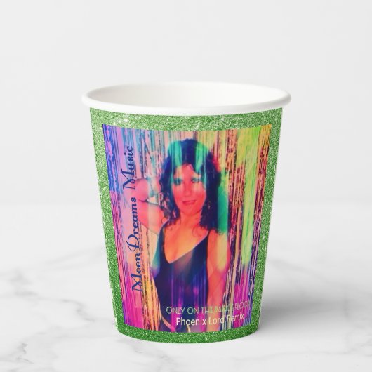 Nur auf der Dance Floor Remix Pappbecher (Rückseite)