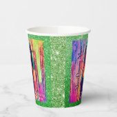 Nur auf der Dance Floor Remix Pappbecher (Links)