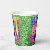 Nur auf der Dance Floor Remix Pappbecher (Rechts)