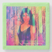 Nur auf der Dance Floor Remix Steinuntersetzer (Vorderseite)