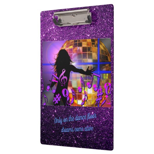 Nur auf der Tanzfläche Klemmbrett (Links)