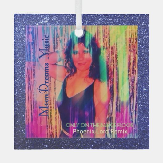 Nur auf der Tanzfläche Remix Blue Ornament (Vorderseite)