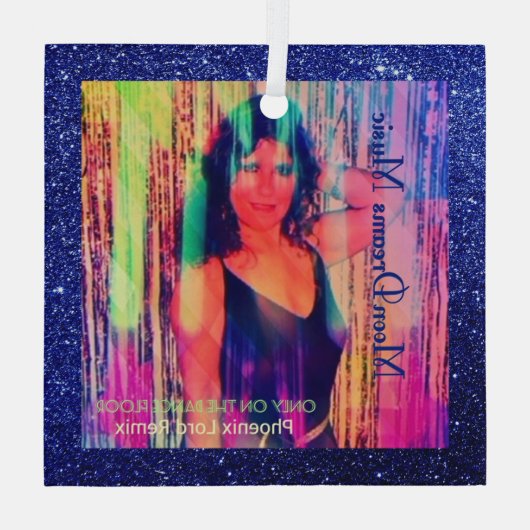 Nur auf der Tanzfläche Remix Blue Ornament (Rückseite)