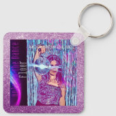 Nur auf der Tanzfläche Schlüsselanhänger (Rückseite)