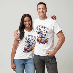 Nur auf Halloween warten - Halloween T-Shirt