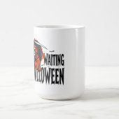 NUR AUF HALLOWEEN WARTEN KAFFEETASSE (Mittel)