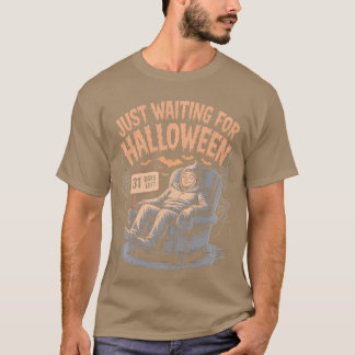 Nur auf Halloween warten Langarm T-Shirt