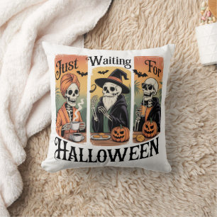 Nur auf Halloween warten – Lustige unheimliche Jah Kissen