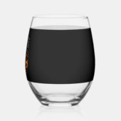 Nur auf Halloween warten Weinglas Ohne Stiel (Links)