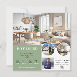 Nur aufgeführt   Flyer für Immobilien in Anwesen Einladung