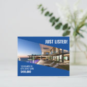 Nur aufgehört! - Blaue Metro - Postkarte (Stehend Vorderseite)