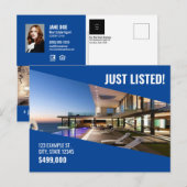 Nur aufgehört! - Blaue Metro - Postkarte (Vorne/Hinten)