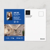 Nur aufgehört! - Blaue Metro - Postkarte (Rückseite)