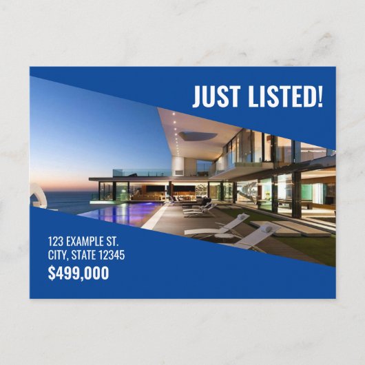 Nur aufgehört! - Blaue Metro - Postkarte (Vorderseite)