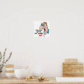 nur Augen haben für bier lustiges trinken Design Poster (Küche)