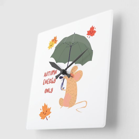 Nur Autodromenergie Quadratische Wanduhr (Winkel)