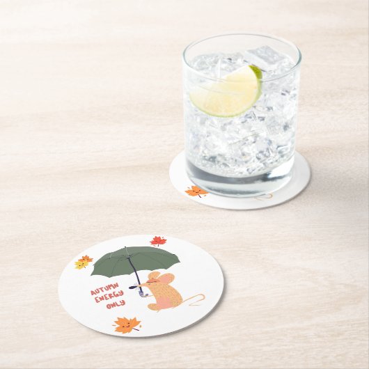 Nur Autodromenergie Runder Pappuntersetzer (Vor Ort)