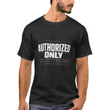 Nur autorisiert — Streetwear mit beschränktem Zuga