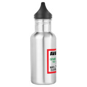 nur AVGAS/100LL Kraftstoff Edelstahlflasche (Links)