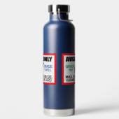 nur AVGAS/100LL Kraftstoff Trinkflasche (links)