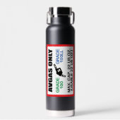 nur AVGAS/100LL Kraftstoff Trinkflasche (Vorne)