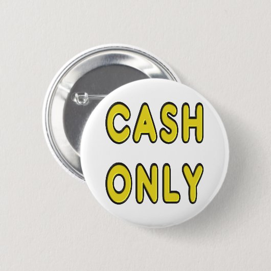 Nur Bargeld Button (Vorne & Hinten)