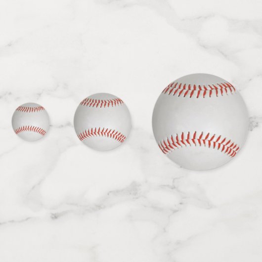 Nur Baseball Konfetti (Rückseiten)