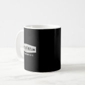 Nur Bauer (weißes Logo) Essenzieller T - Shirt Kaffeetasse (Vorderseite Links)